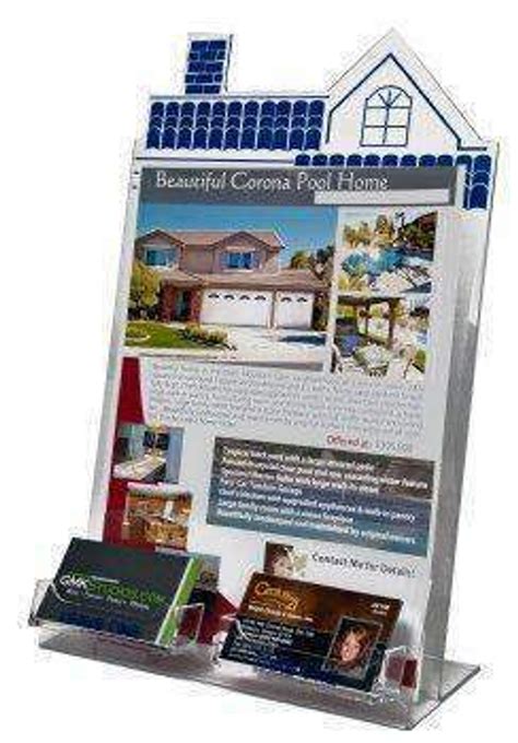 real estate flyer holders plastic.